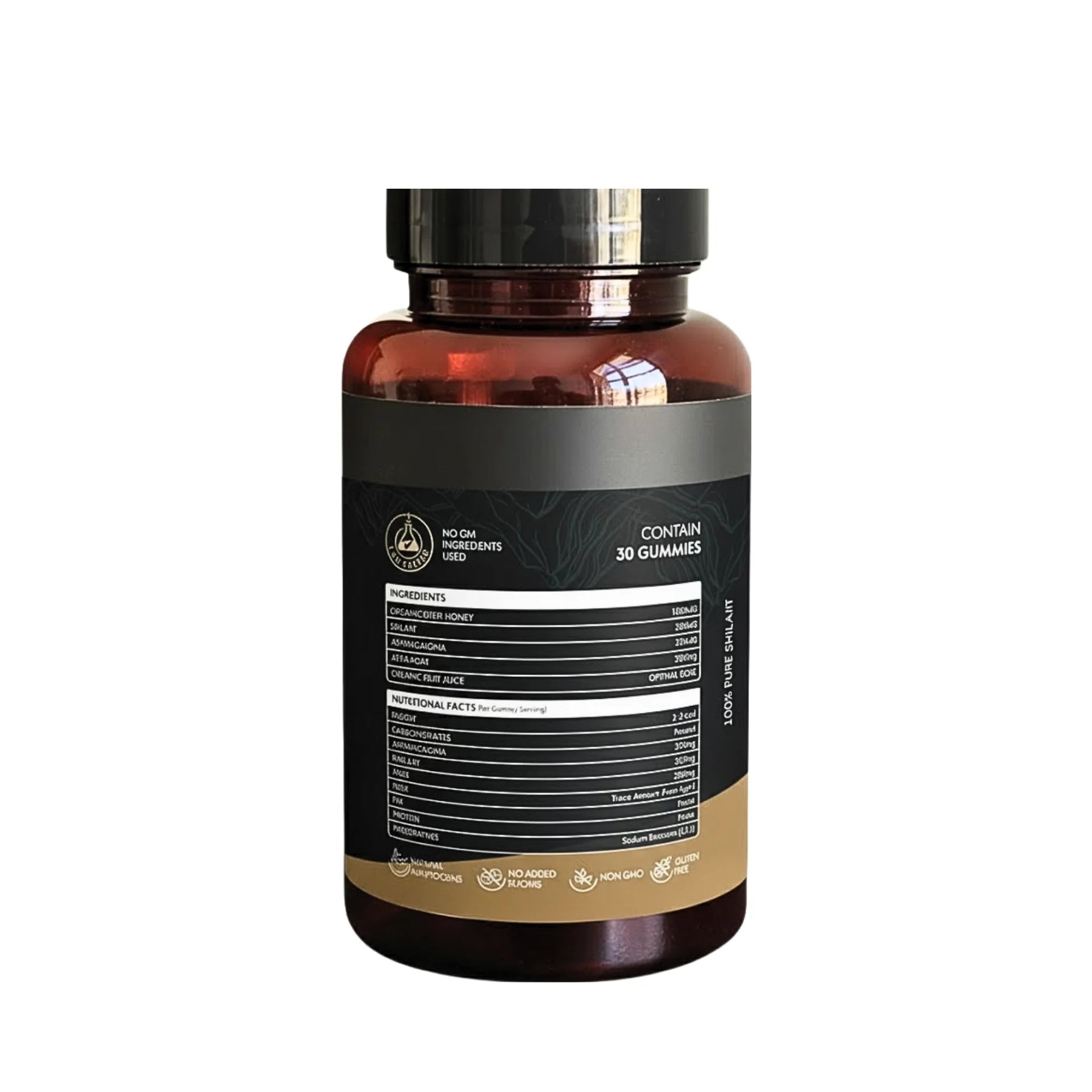 Shilajit Gummies 300mg | 30 Gummies Lemon Flavor